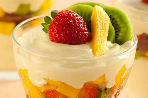 Mousse Salada de Frutas